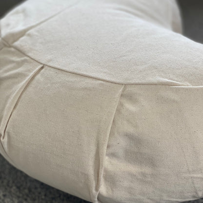 Crescent  Zafu Buckwheat Meditation Cushion