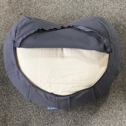 Crescent  Zafu Buckwheat Meditation Cushion