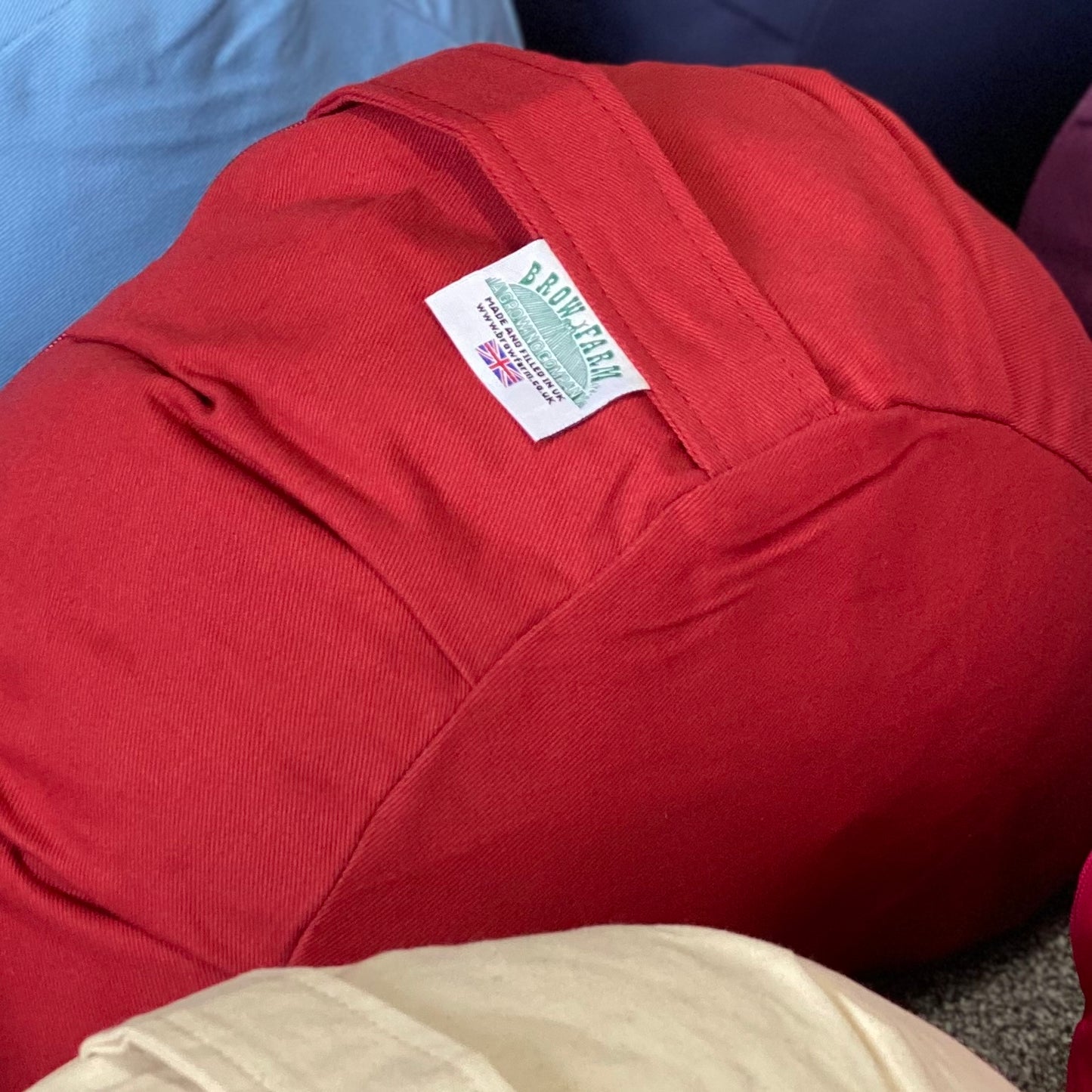 Crescent  Zafu Buckwheat Meditation Cushion